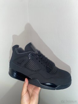 Tenisky Jordan 4 Black Cat- vel. 43, NOVÉ - 4