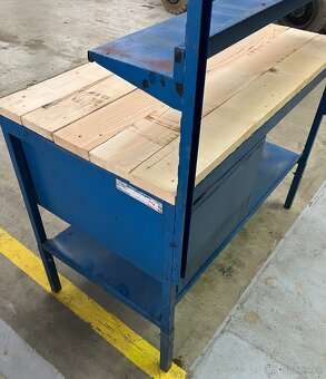 Pracovní stůl, ponk s nádstavcem - 4