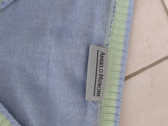 Pánský zelený svetr - Angelo Muroni - 4