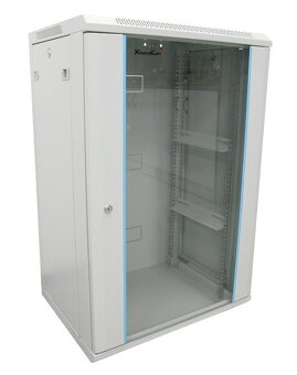 RACK 19", na stěnu, jednodílný, 22U, 600 x 600 - 4