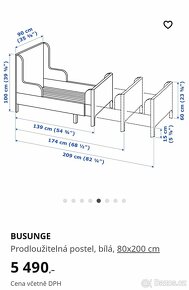 Dětska rostoucí postel Ikea - 4