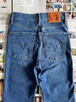 Levi’s Mile High Super Skinny W25 L30 džíny XS Levis Levi - 4
