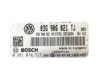 Řídící jednotka motoru 03G906021TJ Škoda Octavia 2 r.v. 2010 - 4