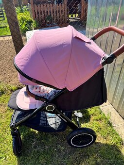 Golfový kočárek Petitee&Mars Street+ Air Black Rose Pink - 4