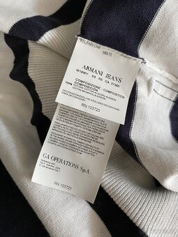 Nenošený svetr na zapínání, kardigan zn. ARMANI Jeans - 4