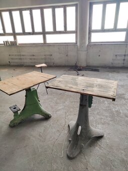Industriální stůl, nábytek, židle, stojan.. - 4