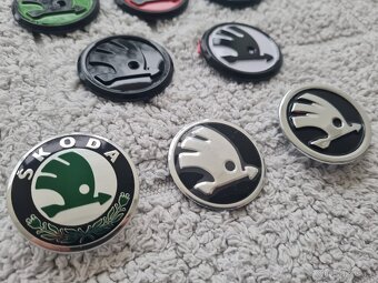 ŠKODA LOGO do volantu 43mm CHROM / 46mm FAREBNE. - 4