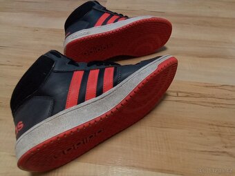 Dětské kotníkové boty Adidas, velikost 38, černé - 4