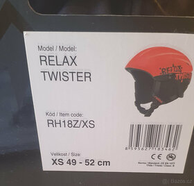 Lyžařská helma, dětská přilba Relax Twister Junior - 4