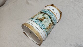 Retro dekorační porcelánový hrnek - 4