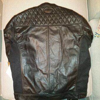 Prodám novou retro koženou moto bundu JAWA - 4