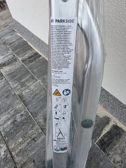 Hliníkové schůdky parkside – nové - 4