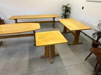 Velký oválný jídelní stůl. SELSKÝ - 4