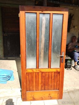 Právě dveře 90 cm masivní - 4