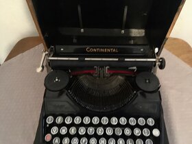 Vintage starožitný psací stroj Continental 340 - 4