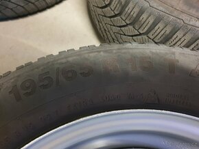 Plechové disky na zimních pneu 195/65 R15 T - 4
