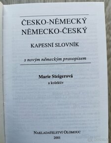 Česko-německý, německo-český kapesní slovník - 4