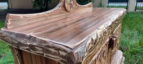 Drevená komoda "Lovecke motivy"V-80,Š-120,hl-45cm - 4