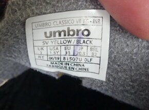 Chlapecké kopačky, umbro, CLASSICO VII FG - JNR, vel. 33 - 4