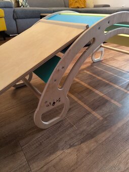 Montessori houpačka COMFORT + Skluzavka 2v1 ByVici - 4