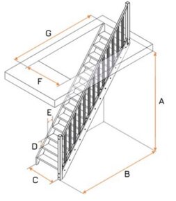 Bukové schodiště nové do výšky až 260cm - 4