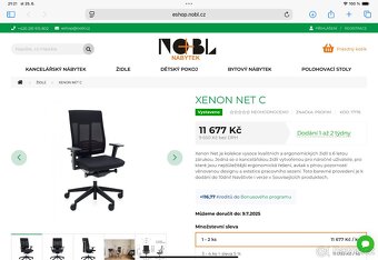 Kancelářská židle Profim Xenon - 2 ks - 4