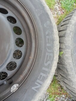 4xObutou zimní sadu na OPEL CORSA D Rok 2010  185/65 R15 - 4