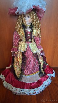 Sběratelská porcelanova panenka 70cm - 4