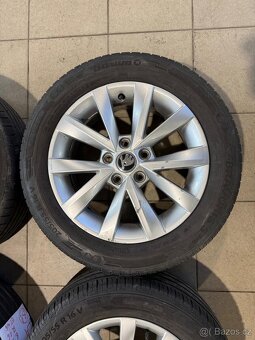Alu kola ALCATRAS R16 5x112 ET46 + Letní pneu 205/55 R16 - 4