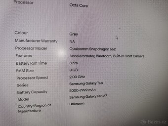 Tablet Samsung Galaxy Tab A7 2020 - 4