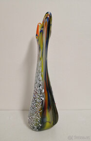 Luxusná umelecká váza z hútneho skla - 4
