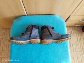 Kožené kotníčkové boty Baťa 34 - 4