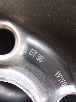 sada plechových disků škoda fabia iii + pneu zimní - 4