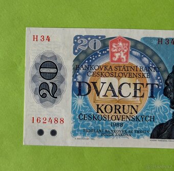 Prodám Bankovky 20 Kč 100 Kč 200 Kč - 4