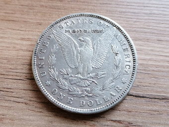 Stříbro Morgan Dollar 1879 USA Spojené státy stříbrná mince - 4