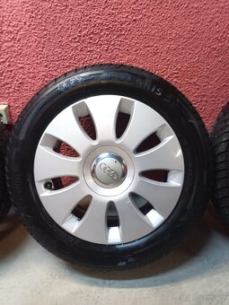 Alu original Audi 16" 5x112 zimní pneu 205/55 - 4