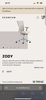 Kancelářská židle Haworth Zody - top stav - 4
