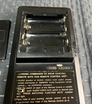 ONKYO RC-AV1M programovatelný dálkový ovladač rok 1987 - 4