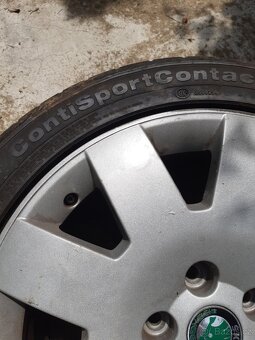 alu disky 5x112 r17 Škoda Superb 1 s pneu - 4