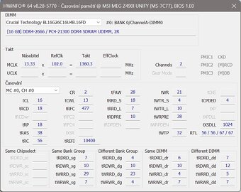 Crucial 32GB KIT DDR4 2666MHz CL16 - 4