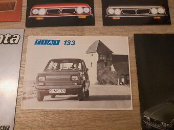 Prospekty Fiat a Lancia 70. a 80. leta historické - 4