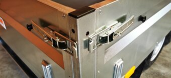 přívěsný vozík 2x 750 kg – 302x155x40cm kola pod - 4