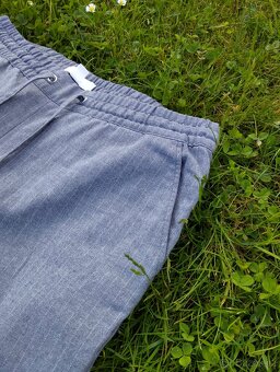 7/8 šedé dámské kalhoty - 4