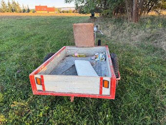 Prodám frezu domácí výroby s vlekem,včetně rotavatoru - 4