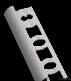 Lišty bílé plastové ukončovací - 4