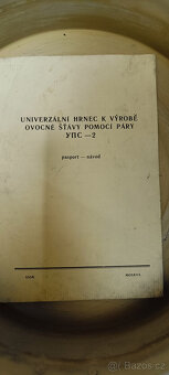 Univerzalni hrnec k vyrobe ovocne stavy pomoci pary SSSR - 4