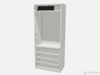 Ikea PAX 100x60x236, šatní skříň - 4