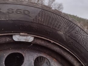 Zimní kola ,plechy 5x112 16" Octavia 3, VW 205/55r16 - 4