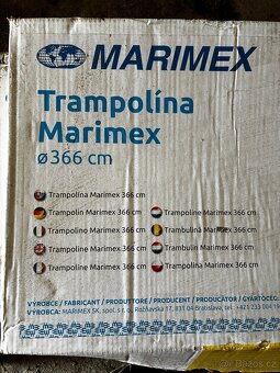 Trampolína Marimex 366 cm + vnitřní ochranná síť + schůdky - 4