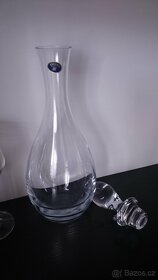 Skleněné, broušené mísy, váza, karafa, popelníky,... - 4